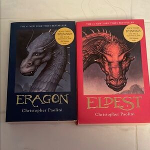 Eragon and Eldest Book Set. Both in good condition. Dragon story’s